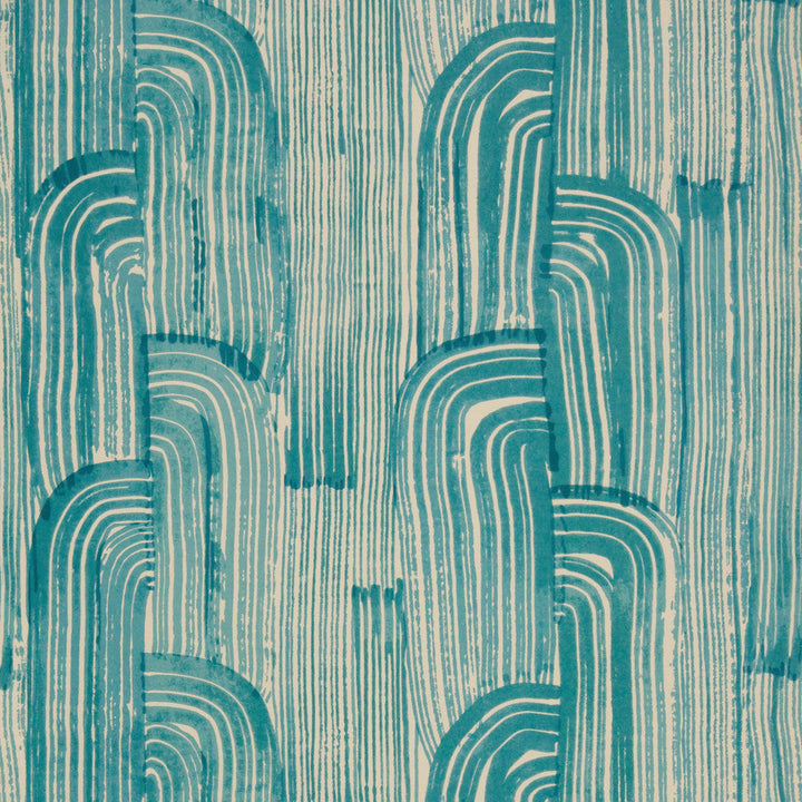 Lee Jofa Modern Wallpaper Crescent Paper Lake/Cream