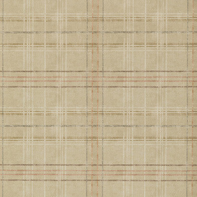 Mulberry Wallpaper Shetland Plaid Sand