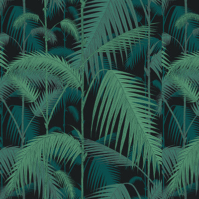 Cole & Son Fabric Palm Jungle Vir/Pet On Char