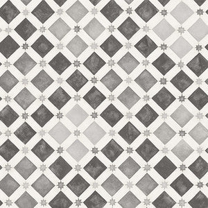 Cole & Son Wallpaper Zellige Soot & Snow