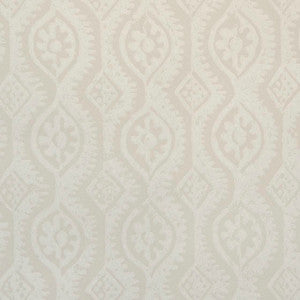 Lee Jofa Wallpaper Small Damask White