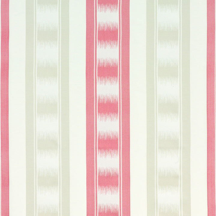 G P & J Baker Fabric Ryecote Stripe Royal Red/Bronze