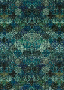 G P & J Baker Fabric Sampul Peacock
