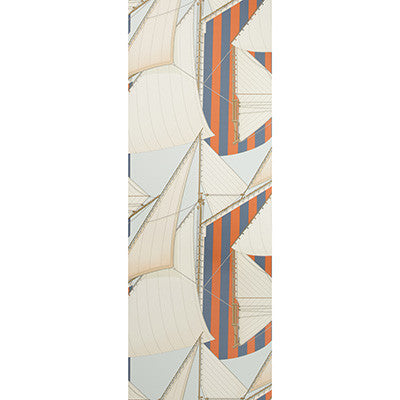 Lee Jofa Wallpaper St Tropez Wp Slate/Spice