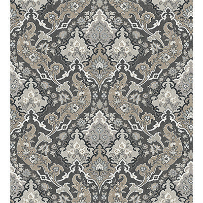 Cole & Son Wallpaper Pushkin Charcoal