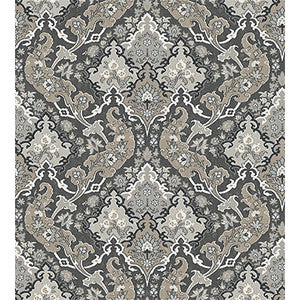 Cole & Son Wallpaper Pushkin Charcoal