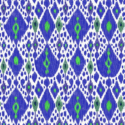 Gaston Y Daniela Fabric Ikat Azul