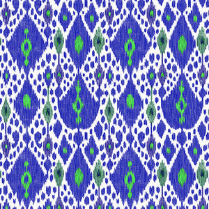 Gaston Y Daniela Fabric Ikat Azul