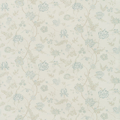 Lee Jofa Fabric Avignon Print Aqua/Sage