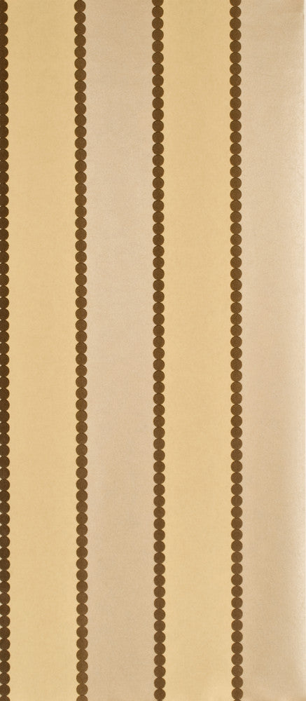 G P & J Baker Wallpaper Valentino Stripe Flock Bronze