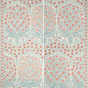 Lee Jofa Wallpaper Sameera Paper Red/Blue