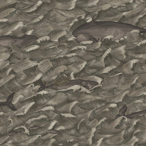 Cole & Son Wallpaper Melville Mt Charcoal