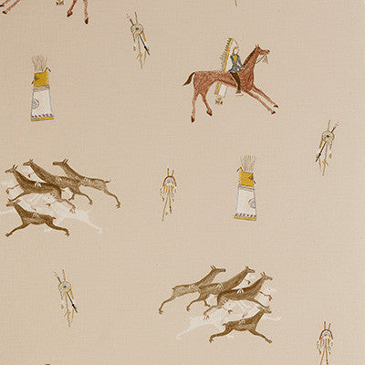 Kravet Wallpaper Apache Sienna