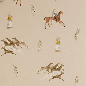 Kravet Wallpaper Apache Sienna