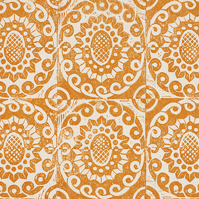 Lee Jofa Wallpaper Pineapple Wall Tangerine
