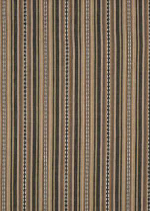 Mulberry Fabric Dalton Stripe Charcoal/Bronze