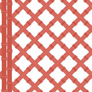 Gaston Y Daniela Wallpaper Trellis Blanco/Pomelo