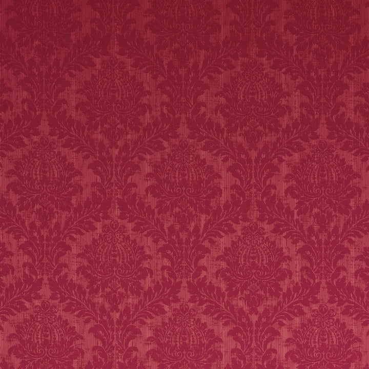 G P & J Baker Fabric Lydford Damask Ruby