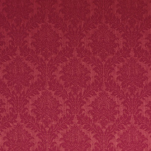 G P & J Baker Fabric Lydford Damask Ruby