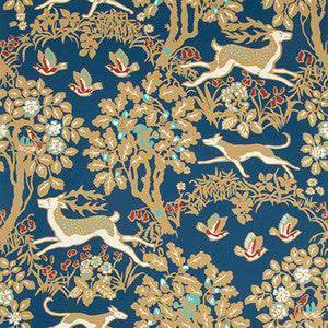 Lee Jofa Wallpaper Mille Fleur Wp Navy