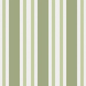 Cole & Son Wallpaper Polo Stripe Leaf Green