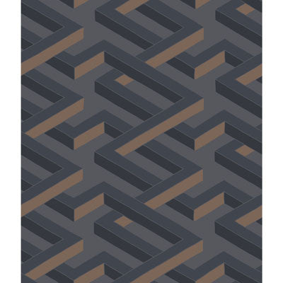 Cole & Son Wallpaper Luxor Charcoal
