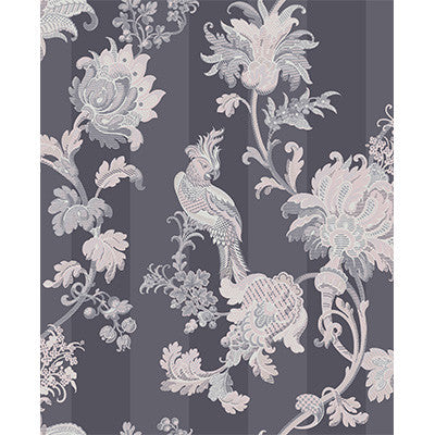 Cole & Son Wallpaper Zerzura Slate Grey & Blush Pink