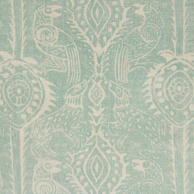 Lee Jofa Wallpaper Beasties Aqua