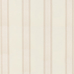 G P & J Baker Fabric Kerris Stripe Ivory/Stone
