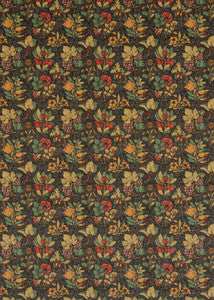 G P & J Baker Fabric Meadow Fruit Velvet Cinder/Multi