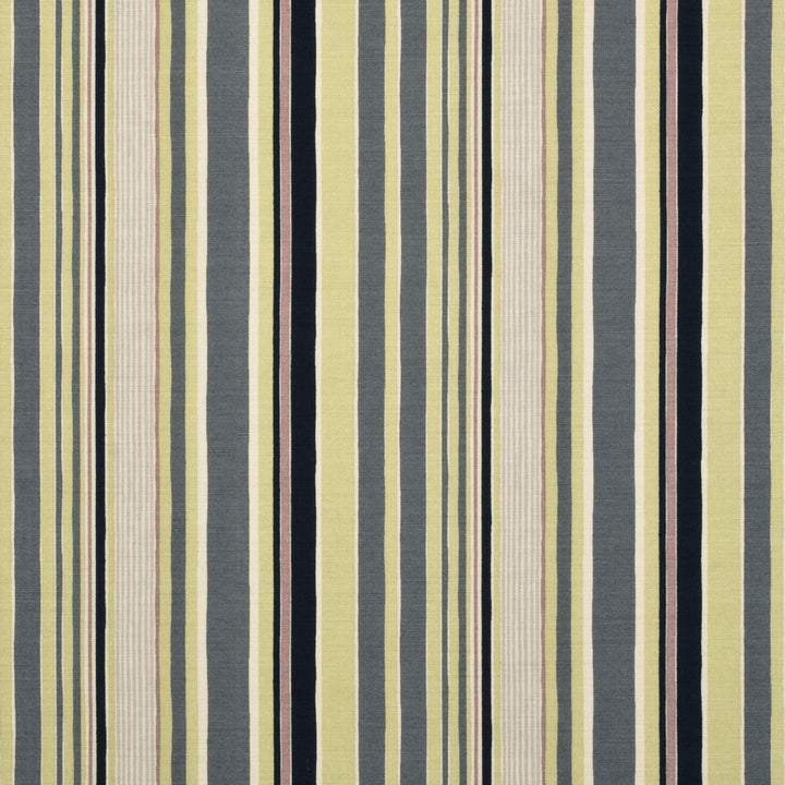 Baker Lifestyle Fabric Mallow Stripe Charcoal/Mauve/Dove