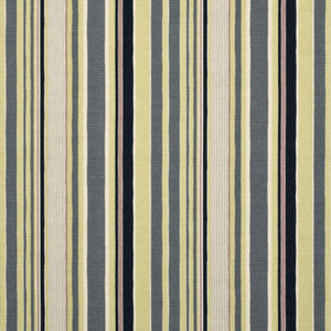 Baker Lifestyle Fabric Mallow Stripe Charcoal/Mauve/Dove