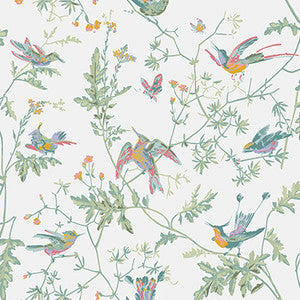 Cole & Son Wallpaper Hummingbirds Pastel