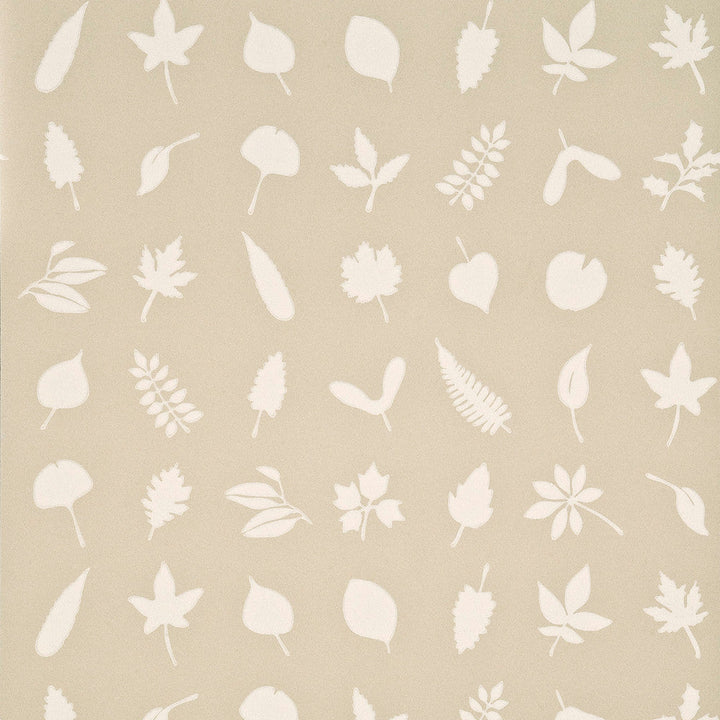 Baker Lifestyle Wallpaper Tumbling Leaves Linen