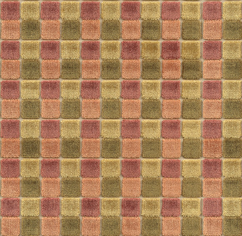 Mulberry Fabric Firenze Ginger/Green