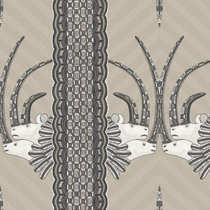 Cole & Son Wallpaper Jabu Linen & Black