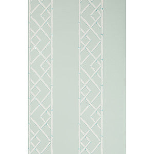 Kravet Wallpaper Latticework Aqua
