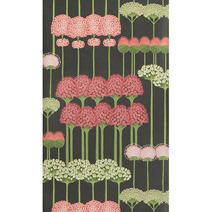 Cole & Son Wallpaper Allium Coral/L Green/Char