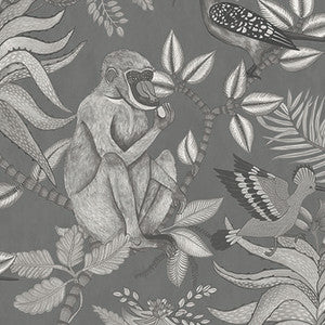 Cole & Son Wallpaper Savuti Charcoal