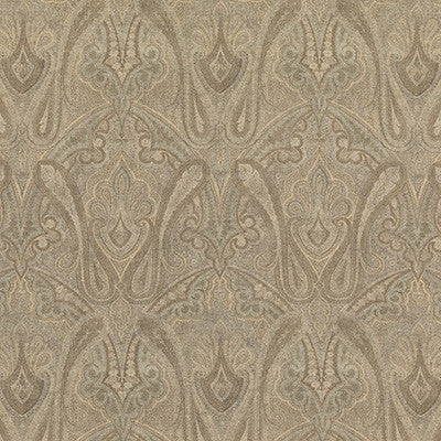 Mulberry Fabric Canvas Paisley Mineral