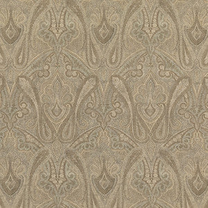 Mulberry Fabric Canvas Paisley Mineral