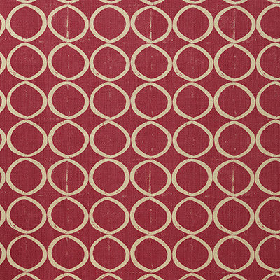 Lee Jofa Fabric Circles Berry