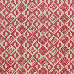 Lee Jofa Fabric Circles And Squares Berry