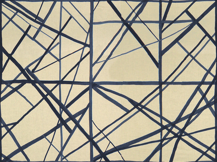 Lee Jofa Modern Fabric Channels Periwinkle/Oat