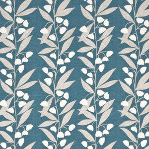 Baker Lifestyle Fabric Bell Flower Teal