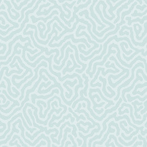 Cole & Son Wallpaper Coral Print Room Blue