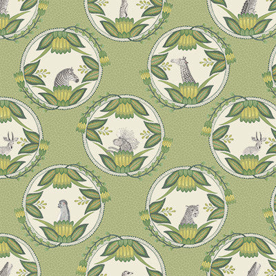 Cole & Son Wallpaper Ardmore Cameos Green