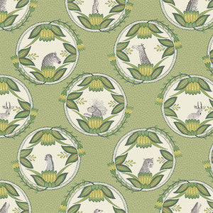 Cole & Son Wallpaper Ardmore Cameos Green