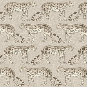 Cole & Son Wallpaper Leopard Walk Stone