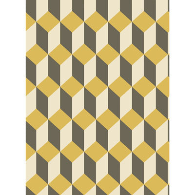 Cole & Son Wallpaper Delano Yellow And Black